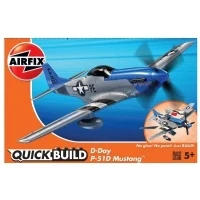 Bild av Airfix d day p 51d Mustang, Modellflygplan, Byggsats, https://www.airfix.com/uk en/quickbuild mustang.html, Valfritt kön, Plast, Andra världskriget