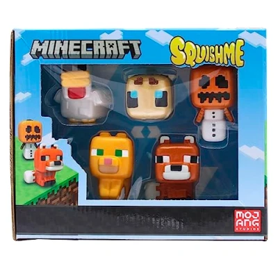 Bild av Minecraft 5 delar SquishMe samlarlåda