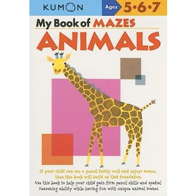 Bild av My Book Of Mazes: Animals: Ages 5 6 7 (Kumon Workbooks)