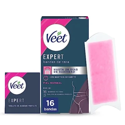 Bild av EXPERT BIKINI depilatory vaxremsor för normal hud 16 enheter