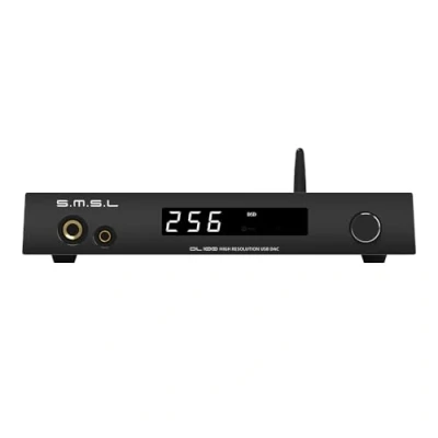 Bild av S.M.S.L DL100 Audio DAC Amplifier 4xCS43131 Chips Hi Res Headphone PCM32bit/768kHz Fi Stereo Receiver Bluetooth5.1/USB/Optical/Coaxial/HDMI Input THD+N 0.00009%, med fjärrkontroll