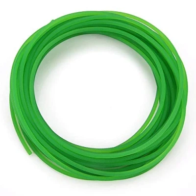 Bild av Walfront PU överföringsbälte, högpresterande uretan runt bälte grön grov yta polyuretan för drivöverföring (3 mm x 10 m)
