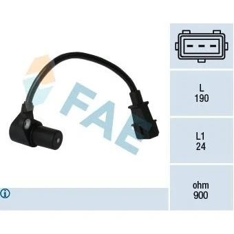 Bild av Impulsgivare, vevaxel, honda,land rover,mg,rover, 78420 P5T G00, 99484165, NSC 100110 L, 100110, NSC100110, NSC100110L