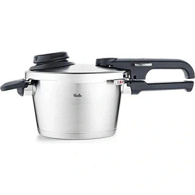 Bild av Fissler Vitavit Premium tryckkokare (2,5 l, Ø 18 cm) i rostfritt stål och 4 matlagningssteg, inkl. insats. Passar för induktionshäll