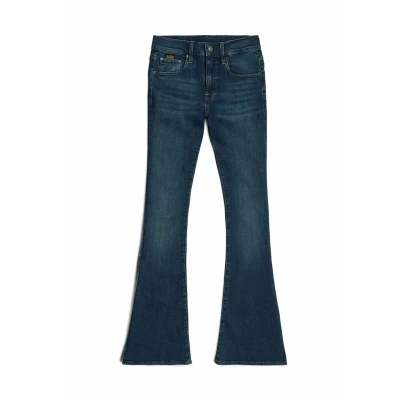 Bild av G Star RAW 3301 Flare Jeans, Blå (Worn in Icy Blue D21290 d987 h281), 26W / 30L