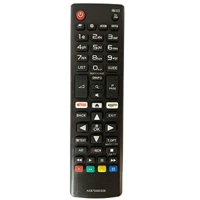 Bild av Äkta fjärrkontroll för LG AKB75095308 Ultra HD TV med Amazon Netflix knappar