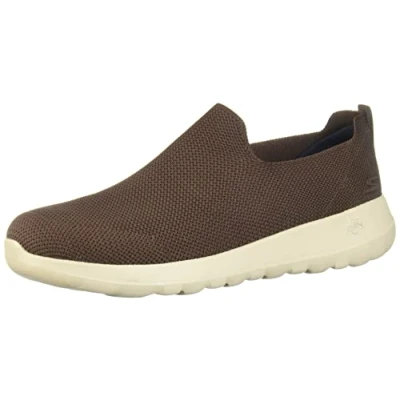 Bild av Skechers Go Max Herrskor, atletiska, luftnät, slip on, promenadsko, sneaker, Brun, 43 EU