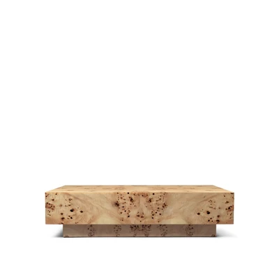 Bild av Ferm Living Burl Coffee Table Soffbord Natural W:70 x H:30 D:117 cm