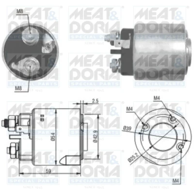Bild av Magnetbrytare, startmotor MEAT &amp; DORIA 46160
