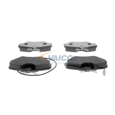Bild av VAICO V46 0147 Jeu de plaquettes frein Q+, Première Monte Essieu avant contact signal d&#039;usure inclus avec vis d&#039;étrier