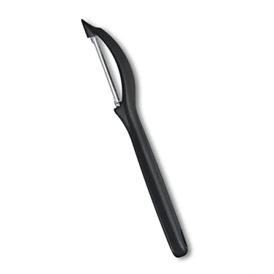 Bild av Victorinox 7.6075 Universalkniv för frukt och grönsaker, rostfritt pendelblad, tandad egg, dubbeleggad, svart