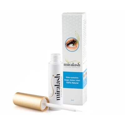 Bild av Miralash Ögonfransserum balsam för ögonfransar 3 ml Serum med lång densitet ögonfranstillväxt och ögonfransförlängning Eyelashes Growth (3 (1 pack))