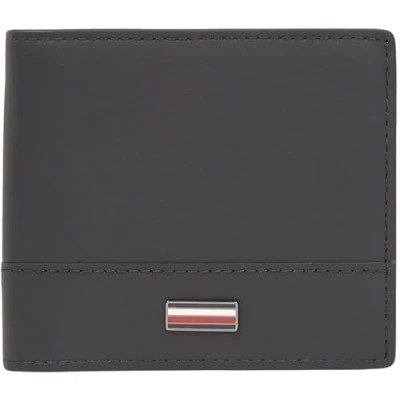 Bild av TOMMY HILFIGER Herr TH CORP MINI CC WALLET AM0AM13244 dubbelvikt, svart (svart), OS, one size