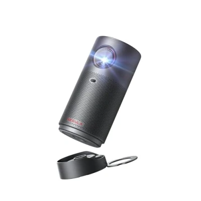Bild av NEBULA Capsule Air Google TV projektor, officiellt licensierad Netflix, 720p smart miniprojektor med Wi Fi och Bluetooth, 2 timmars speltid, Dolby Digital, ultraportabel för alla utrymmen