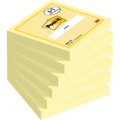 Bild av Post it 654Y6 7100199885 Pappersark, Gul, 76 x mm