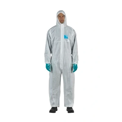 Bild av KORTTIDSOVERALL 1500 ANSELL PLUS MICROGARD VIT L Beijerbygg Byggmaterial