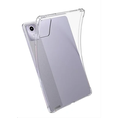 Bild av GIOPUEY fodral för Lenovo Tab M11 2024, mjukt TPU ryggskal, tunt skydd, krockkuddeskydd, kompatibelt med 2024 transparent
