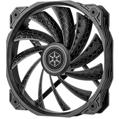 Bild av SilverStone Technology SST SF160 Shark Force högpresterande 160 mm PWM fläkt, svart
