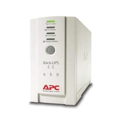 Bild av APC Back UPS CS BK650EI avbrottsfri strömförsörjning 650 VA (4 utgångar IEC, överspänningsskydd)