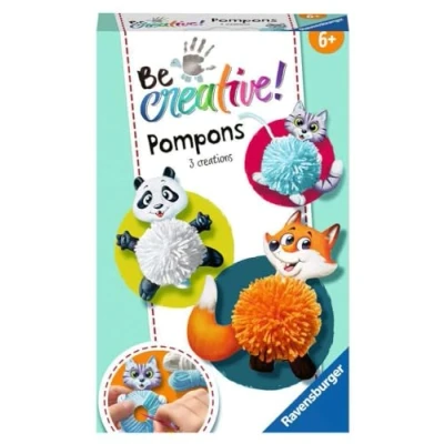 Bild av Ravensburger 18429 Var kreativ pom djur, gör det själv för barn från 6 år