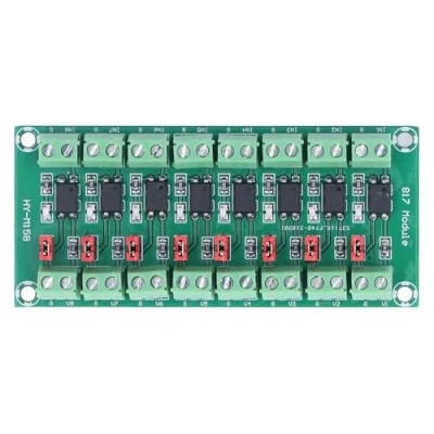 Bild av 8 kanals optocoupler isoleringstavla modul 817 3,630 V optoelektrisk isolerad (1)