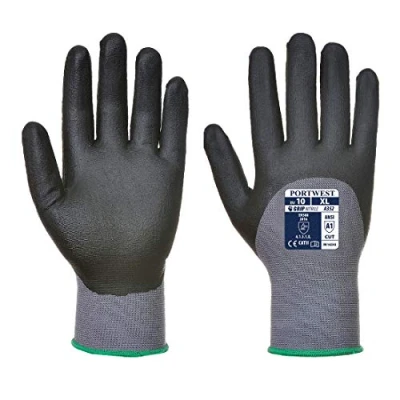 Bild av Portwest Dermiflex handske Ultra, storlek: XL, Färg: Grå/Svart, A352G8RXL