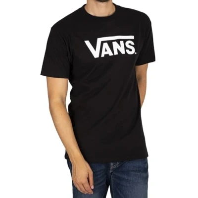 Bild av Vans herr klassisk Drop V T shirt, Svart vit, XS