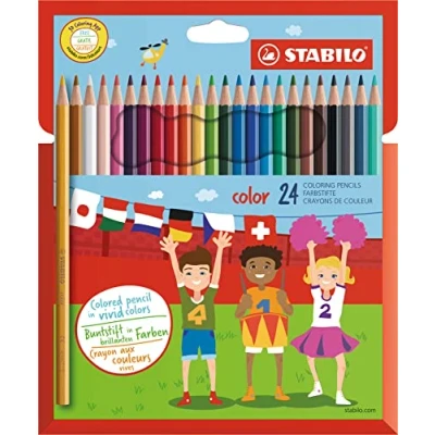 Bild av Färgpenna STABILO color 24 pack blandade färger