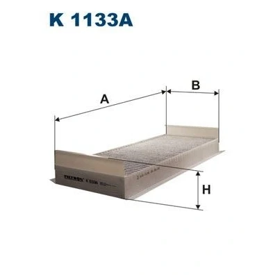 Bild av FILTRON K 1133A Filtre d&#039;habitacle à charbon actif 468 183 70 MAN: TGA, TGS, TGL