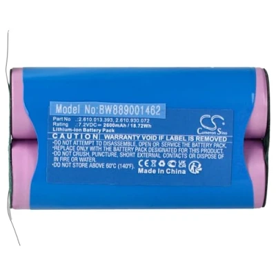 Bild av vhbw batteri kompatibel med Dremel 1100 25, 1100LI, Driver 1120, Stylus elverktyg (2 600 mAh, Li Ion, 7,2 V)