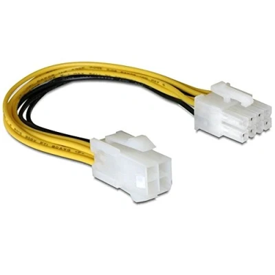 Bild av Delock 133107 kabel strömförsörjning 8 stift EPS &gt; 4 ATX/P4