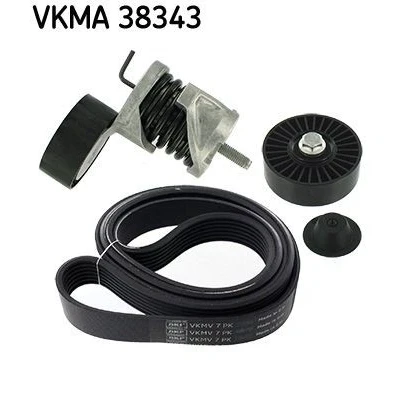 Bild av SKF VKMA 38343 Jeu de courroies trapézoïdales à nervures BMW: 3 Berline, Touring, 1 5 portes