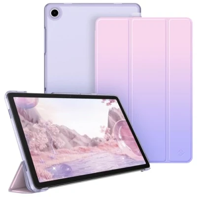Bild av Fintie Fodral för Samsung Galaxy Tab A9 Plus 11 tum 2023, ultratunt skyddsfodral med genomskinlig baksida skydd automatisk sömn/väckningsfunktion Tablet SM X210/X216/X218, Fantasy