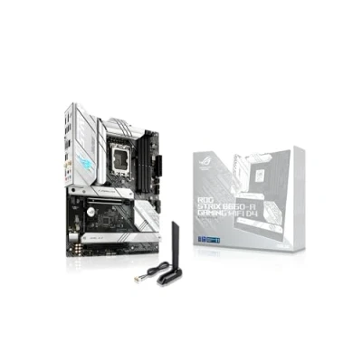 Bild av ASUS ROG STRIX B660 A gaming WiFi D4 Intel LGA 1700 ATX moderkort (12+1 strömförsörjningsfaser, PCIe 5.0, 6, 2,5 Gb LAN, 3 x M.2 kylfläns, Aura Sync RGB)