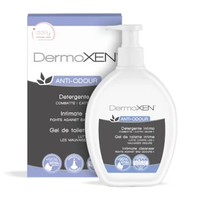 Bild av DERMOXEN ANTI ODOUR Rengöringsmedel Luktfri Underkläder Kvinna. Tvålunderkläder Specifikt för Kvinnlig Intim Lukt, Även vid Inkontinens, Infektioner och Candida. 200 ml
