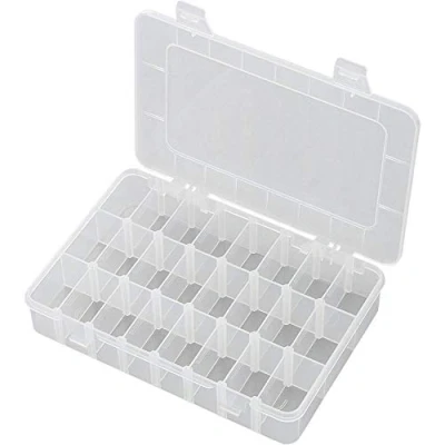 Bild av TRU Components 1564425 EKB 206 sortimentslåda (L x B H) 200 130 35 mm Antal fack: 24 variabel UNT