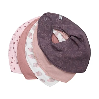 Bild av Pippi made with love 5PACK Haklapp för barn, Storlek: One Size, Old rose