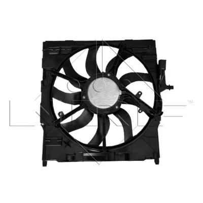Bild av NRF 47844 ventilateur Moteur 517 12 850 avec cadre du de radiateur (encadrement), sans balais
