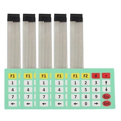 Bild av HALJIA 5 st 4 x Matrix Array tangentbord 20 tangenter membranbrytare kompatibel med Arduino