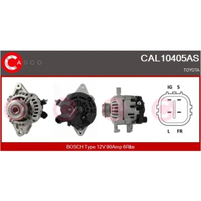Bild av CASCO CAL10405AS Generator 12V 90A TOYOTA: Yaris II Hatchback
