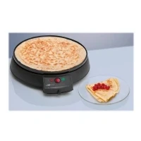 Bild av Clatronic Crepetillverkare, Steglöst Justerbar Termostat/Ø 29 cm/Non stick Belagd/inkl. Degfördelare, Svart