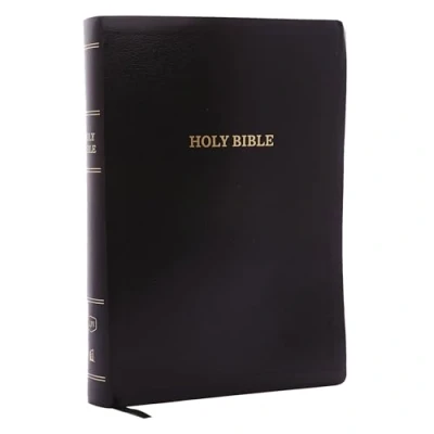 Bild av KJV, Reference Bible, Super Giant Print, Leather Look, Black, Red Letter, Comfort Print: Holy King James Version