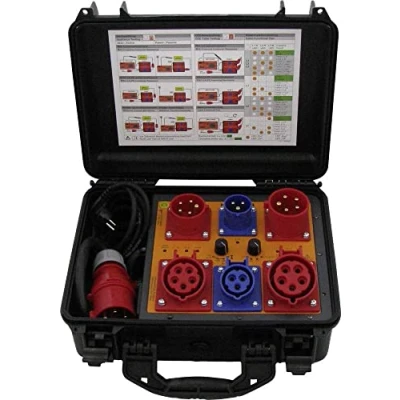 Bild av HT Instruments 2009870 MK4 Messadapter Adapterresväska 3 Phasen 32A för aktiven och passiven Prüfu
