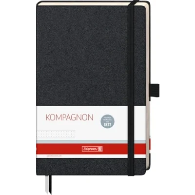 Bild av Brunnen 105522905 Notebook Kompagnon Classic Hard 12,5 x 19,5 cm, prickad, 192 sidor (en del), svart