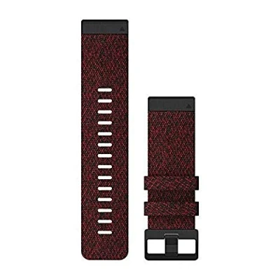 Bild av Garmin QuickFit 26 klockarmband röd (Heathered Red) nylon