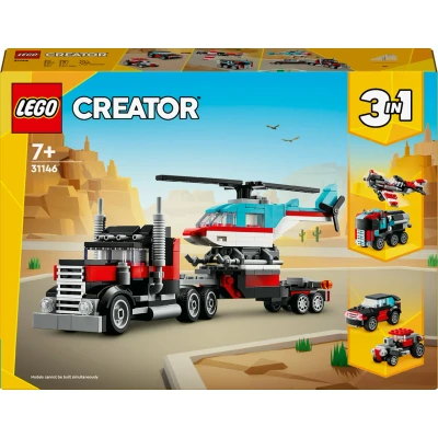 Bild av LEGO Creator 31146 Flakbil med helikopter