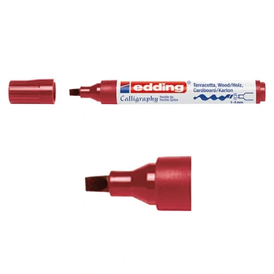 Bild av Kalligrafipenna 1.0mm 5.0mm Edding 1455 karminröd