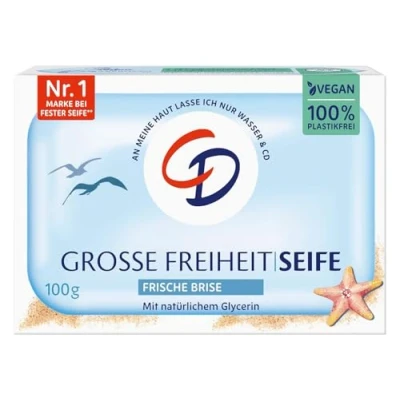 Bild av CD MILDE tvål stor frihet &quot;frisk bris&quot; vegansk och utan mikroplast 100 g