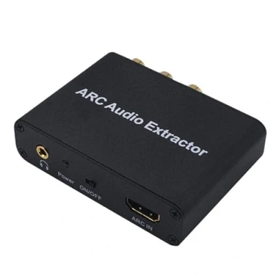 Bild av NÖRDIC HDMI ARC till RCA SPDIF Toslink Coaxial och stereo Konvertare DAC