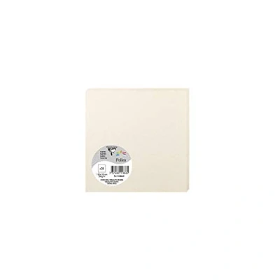 Bild av Clairefontaine Ref 11886C Pollen skimrande kort (paket med 25 ark) 135 x mm storlek, 210 gsm kornigt kort, syrafri, bläckstråleskrivare och laserskrivare kompatibel kräm